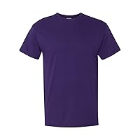 Fruit of the Loom 5 oz, 100% Heavy Cotton HD T-Shirt, 4XL, DEEP Purple