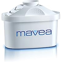 MAVEA Maxtra Replacement Filter for MAVEA Water Filtration Pitcher, 1-Pack, White