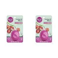 eos Natural Shea Lip Balm- Honey Apple, All-Day Moisture, Made for Sensitive Skin, Shea Lip Care Products, 0.25 oz (Pack of 2)