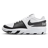Nike Ja 1 Big Kids' Basketball Shoes (DX2294-102, White/Black-White) Size 5.5