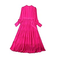 Chiffon Long Dresses for Women Designer Elegant Party Dresses for Women Spring Summer Full Sleeve Maxi Robe