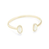 Kendra Scott Elton Bracelet in 14k Gold-Plated Brass, Fashion Jewelry for Women, White Opal