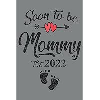 Womens Happy Pregnancy Mama Mom Soon To Be Mommy For Mother s Day: Heart Journal Notebook 6x9 inch 100pages