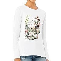 I Love Gardening Women's Long Sleeve T-Shirt - Paint Long Sleeve Tee - Cute T-Shirt