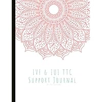 IVF & IUI TTC Support Journal (Deluxe Edition): Everything You Need For Trying To Conceive! In-depth IVF inc. ICSI+ IUI Journal, Track Cycles, ... Blood Tests, Mental Health & More!