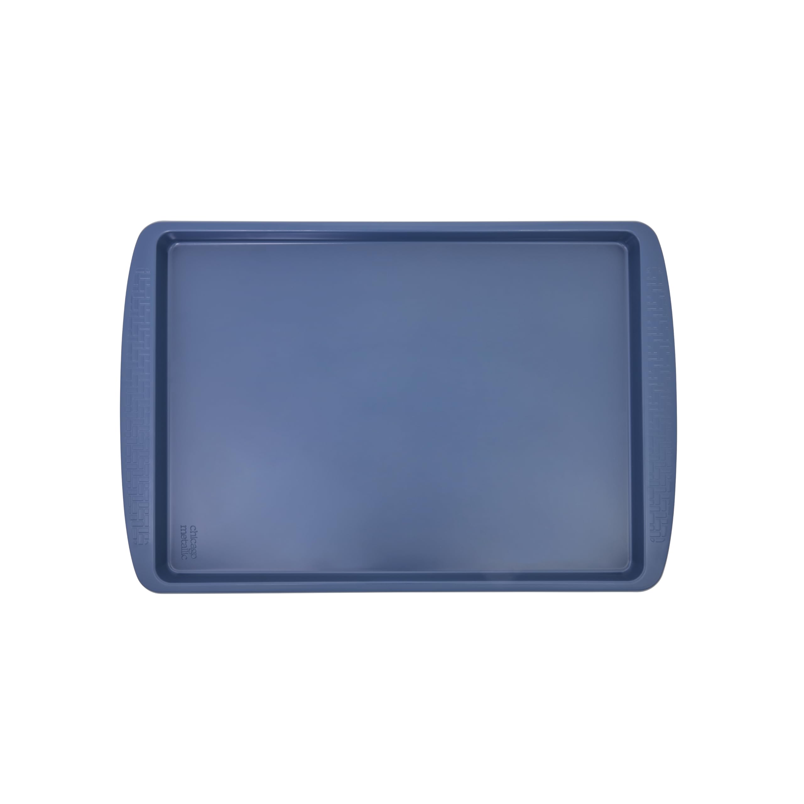 Chicago Metallic Everyday Non-stick Large Baking Sheet, Perfect for making cookies, one-pan meals, roasted vegetables, and more! 21.06 x 13.98 x 0.98 Inch, Blue