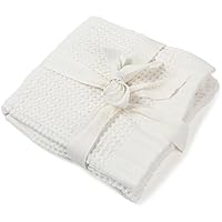 Barefoot Dreams Waffle Baby Blanket, Pearl, Barefoot Dreams, Blanket, White, For Babies, Boys, Girls, Baby Products, Baby Towel, Blanket, Baby Shower, Housewarming, Gift, Gift, Cute, Stylish
