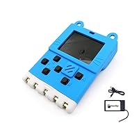 Meowbit Card-Sized Retro Computer Video Game Console Codable Console for Microsoft Makecode Arcade and Python Compatible Micro:bit Expansion Board for Building Robot-Blue