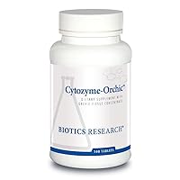 Cytozyme Orchic Contains raw Bovine orchic Tissue. Supports Virility, Vitality and Vigor for Men and Women. Potent Antioxidant Activity, SOD, Catalase 100 Tabs