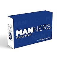 Manners Natural Energy Performance Boost Supplement,10 Blue Capsules