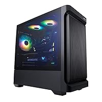 G.SKILL LT1 mATX Case with Tempered Glass Side Panel, Front Grill for Optimized Airflow - Black (GC-TKGW1-LT1)