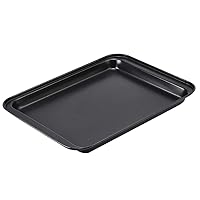 12-inch Black Rectangular Cake Baking Pan Deepened Carbon Steel Grill Pan Deep Baking Pan Grilled Fish Pan Grilled Chicken Pan (Size: 12 inches long x 8.9 inches wide x 2.2 inches high)