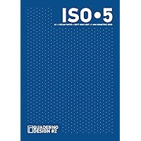 Quaderno design #2: A5 - griglia isometrica 5 mm - puntinato dot - carta bianco crema - copertina POLYNESIAN BLUE (Italian Edition)