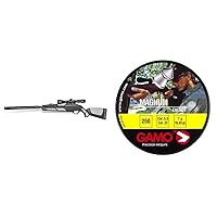 Swarm Viper 10X GEN3i .22 Cal. 10 Pellet Multi-Shot Inertia Fed Pellet Air Rifle and Gamo Magnum .22 Cal, 15.43 Grains, Pointed, 250ct