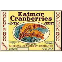 Eatmor Cranberries - Fruit Crate Label