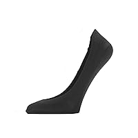 HUE Women's Hidden Cotton Perfect Edge Liner Sock with Gel Tab