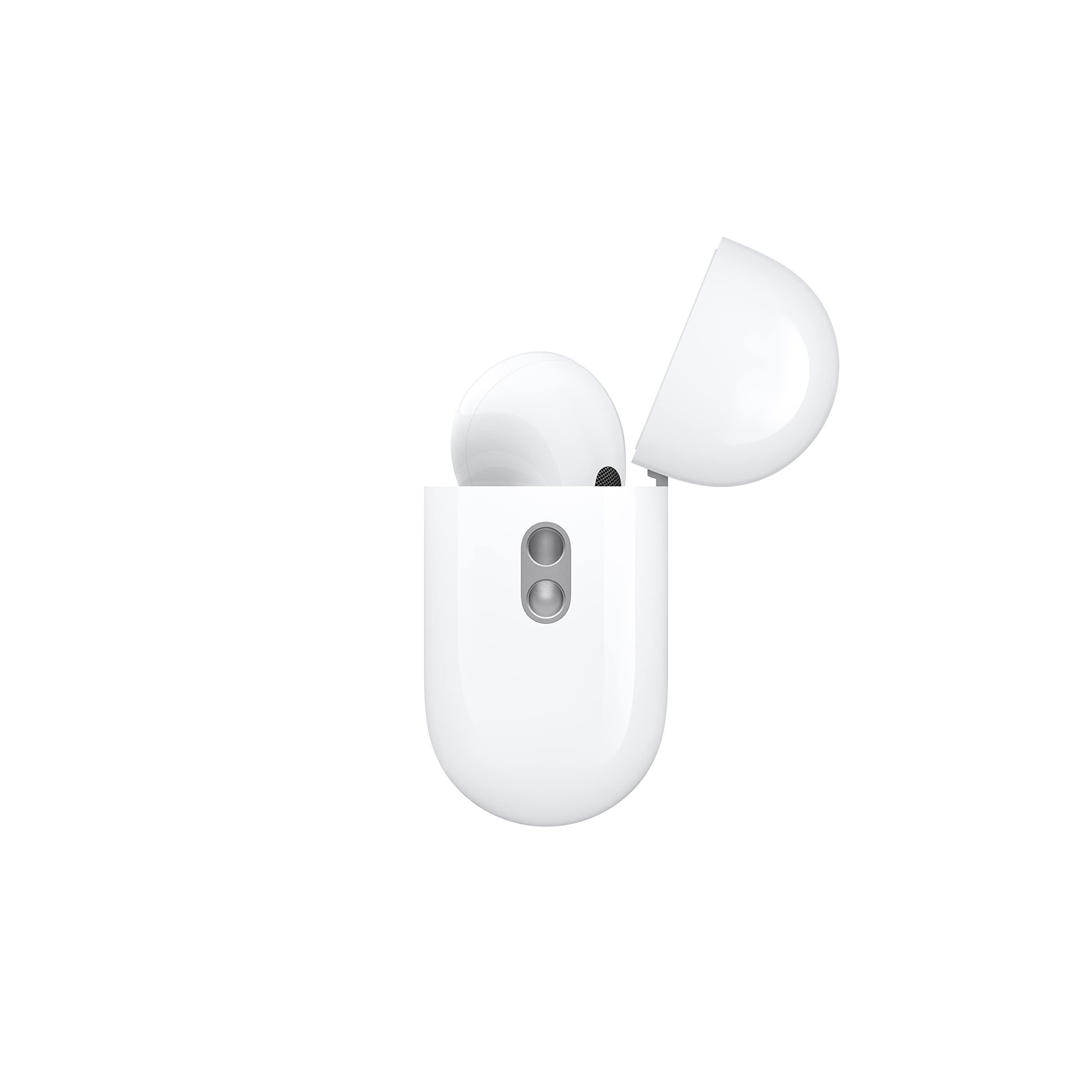 Apple AirPods Pro (2nd Gen) Wireless Earbuds, Up to 2X More Active Noise Cancelling, Adaptive Transparency, Personalized Spatial Audio MagSafe Charging Case (USB-C) Bluetooth Headphones for iPhone