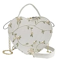 Tiz Chic Sweetheart Lace Floral Crossbody Bag