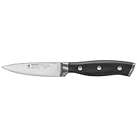 Forged Accent Razor-Sharp 3.5-inch Paring Knife, German Engineered Informed by 100+ Years of Mastery, Black