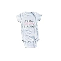 Baby Tee Time Baby Girls' Font You are My Sunshine One Piece