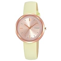 Pulsar Women's Analogue Analog Quartz Watch with Stainless Steel Strap PH8394X1 Gold