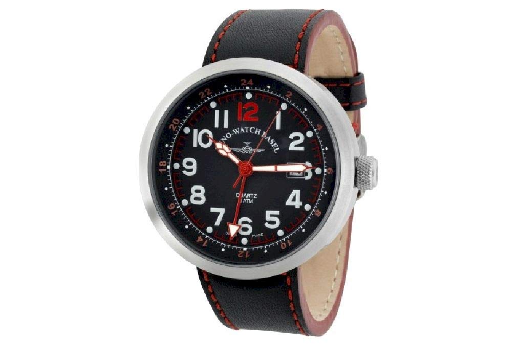 Zeno-Watch Mens Watch Rondo (Dual Time) B554Q-GMT-a17