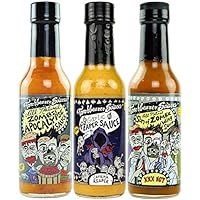 Torchbearer Sauces Hot Sauce Bundle Set, 5 Oz Each: Zombie Apocalypse, Garlic Reaper, & Son of Zombie