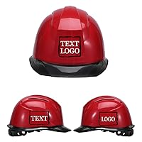 YOWESHOP Customized Safety Hard Hat Construction Work Safety Helmet Adjustable Ratchet Suspension Full Brim with Abs Shell Construction hat