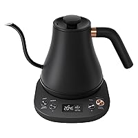 DmofwHi 1000W Gooseneck Electric Kettle (1.0L),100% Stainless Steel BPA  Free Tea Kettle with Auto Shut - Off Protection, Pour Over Coffee Kettle
