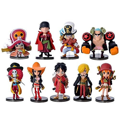 Mua Set of 9 Anime One Piece Luffy Zoro Nami Robin Chopper Figure Straw Hat  Toy Anime PVC Collection Model Figurine for Office Home Decoration  Ornaments trên Amazon Anh chính hãng 2023 | Giaonhan247
