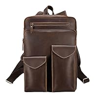 Premium Stylish Men Multifunctional Backpack Large capacity genius leather backpacks Retro Premium Backpack
