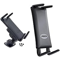 ARKON Adhesive Car Phone or Midsize Tablet Holder Mount for Samsung Galaxy S10 S9 S8 Note 9 8 Retail Black & Phone and Midsize Tablet Holder for iPhone X 8 7 6S Plus Black