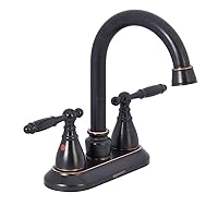 Amazon Basics AB-BF606-OR Basin Faucet-4-Inch, Oil-Rubbed Bronze