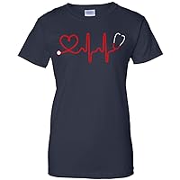 Nurse - Stethoscope Heart for Nurses, CNAS, doct - Women's Premium Long Sleeve T-S