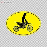 Stickers Sticker Motocross Figure Durable Boat 4 X 2.79 in.