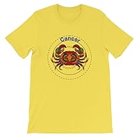Astrology Apparel Cancer Zodiac T-Shirt Yellow