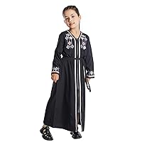 Angolan kids traditional Ethnic loose long dress clothing Angola exotic girl costume clothes thobe party wear
