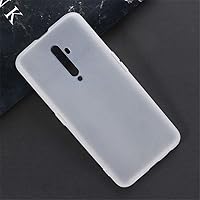 Oppo Reno 2Z Case, Scratch Resistant Soft TPU Back Cover Shockproof Silicone Gel Rubber Bumper Anti-Fingerprints Full-Body Protective Case Cover for Oppo Reno 2F (White)
