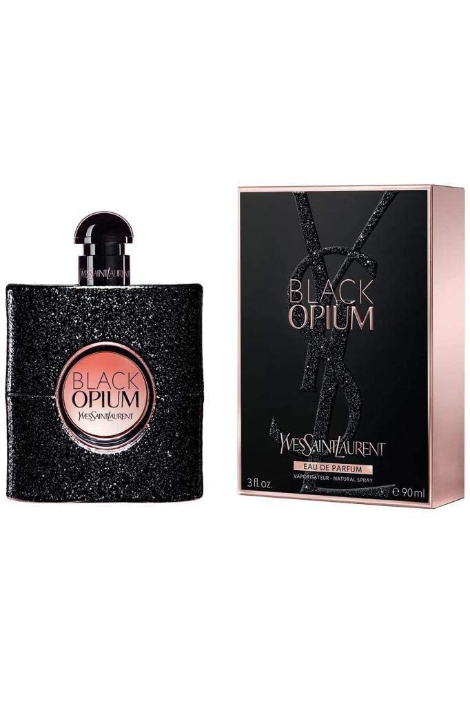 Yves Saint Laurent Eau De Parfum Spray for Women, Black Opium, 3 Ounce