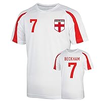 England Sports Training Jersey (Beckham 7) - Kids White