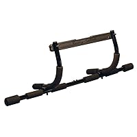 Body-Solid Mountless Pull-Up/Push-Up/Sit-Up Bar - Door Mounted Chin-Up Bar for Home Gym, Fitness & Strength Training, Portable Exercise Equipment for Calisthenics, Doorway & Wall Mounted Options