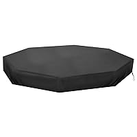 Sandbox Cover,Covered Sandbox, 84x78x9inch Octagon Sandbox Cover, Waterproof Dustproof Replacement Sand Box Cover with Drawstring for Outdoor