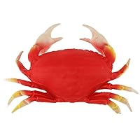 12.2 inch Incredible Large Crab Decoration Fake Sea Creatures for Home Kitchen Party Christmas Display Ornament Bath Toy