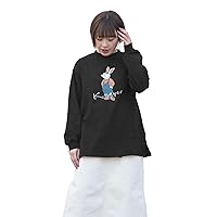 Cliff Mayer Camping Rabbit Tunic Long Sleeve T-shirt, Back Print, Women's, Mom