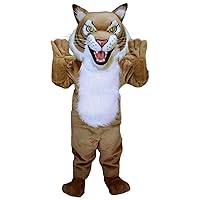 FurryMascot™ Fierce Wildcat Wild Cat Mascot Costume Adult Size Mascotte Mascota Carnival Party Cosplay Costume Suit