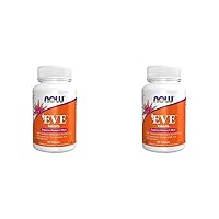 NOW Supplements, Eve™ Women's Multivitamin with Cranberry, Alpha Lipoic Acid and CoQ10, Plus Superfruits - Pomegranate, Acai & Mangosteen, 90 Tablets (Pack of 2)