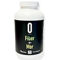 Fiber n Mor Digestive Supplement with Psyllium by Omnitrition 180 Capsules