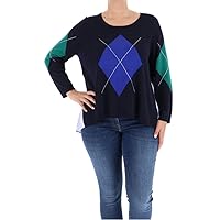 Marina Rinaldi Women's Acrobata Faux Layer Sweater, Blue