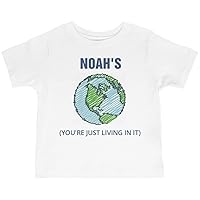 Kids Noah's World You're Living in It: Basic Jersey Toddler T-Shirt