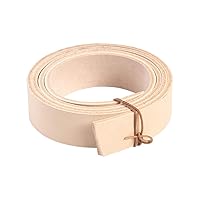 WTA Veg Tanned Leather Handmade Belt Blank Cowhide Strip Genuine Leather Belt Strip DIY Gift Belt 19mm (0.75